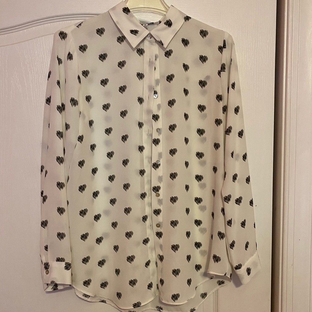 Sheer Button Down Shirt - Picture 2 of 2